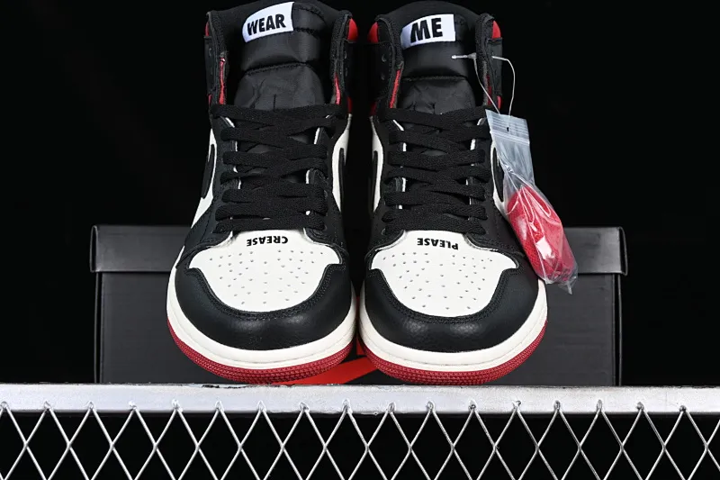 All categories Air Jordan Jordan series basketball shoes Air Jordan 1 High Air Jordan 1 Retro High OG NRG "Not For Resale" AJ1 No resale Black and white red toe 861428-106